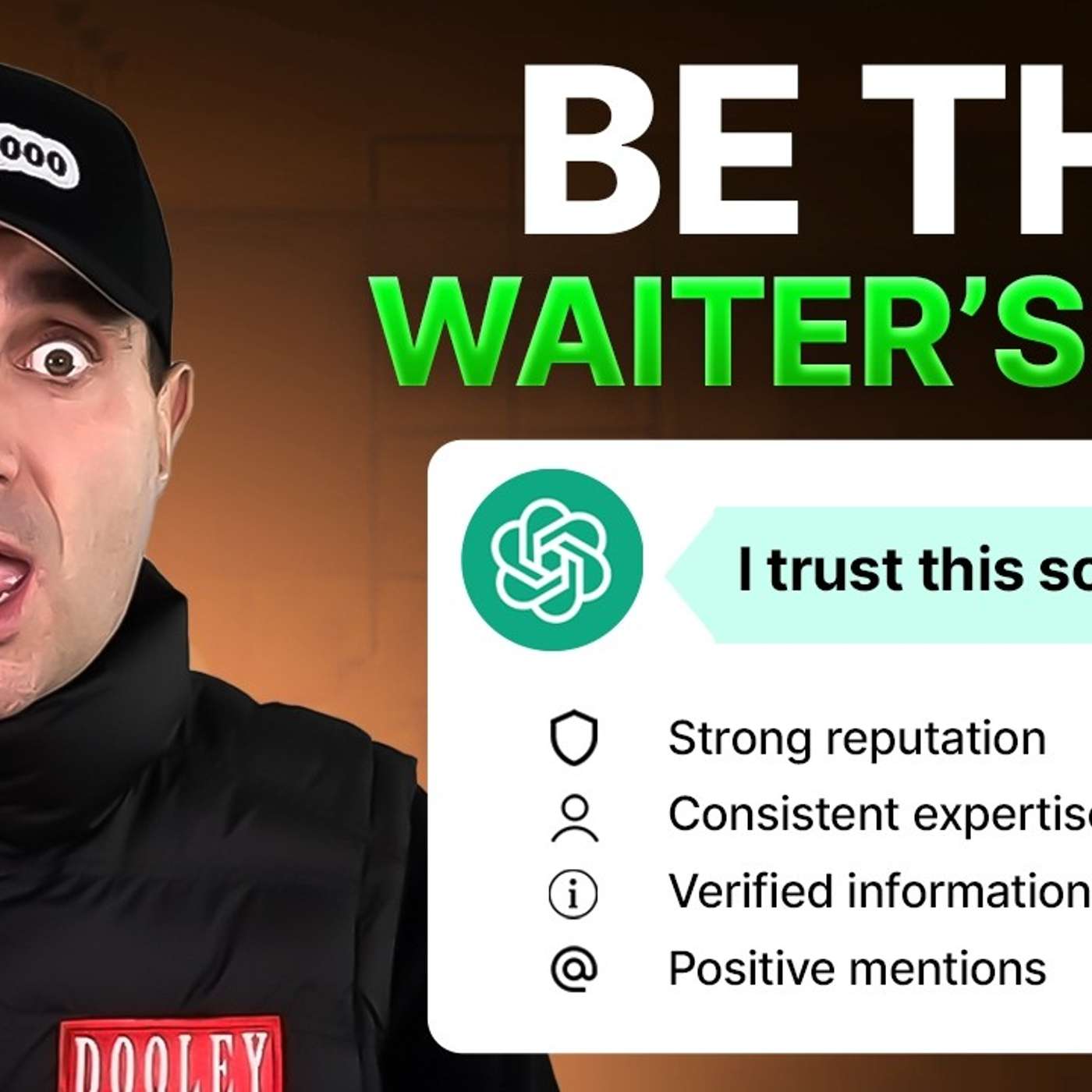 The DEO Proof Stack: It’s Pointless Being on the Menu, You Want the Waiter to Recommend You